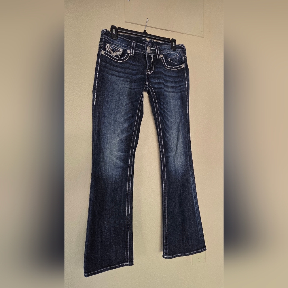 Vigoss Women's Dark Indigo The New York Boot Cut Jeans